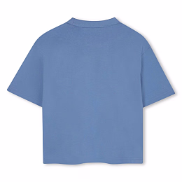 Футболка с принтом шляпы от бренда Billieblush Голубой