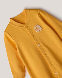 Набор комбинезонов белого и горчичного цвета от бренда Anna Leon