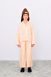 Пижама FLOWER GRID от бренда Tinycottons