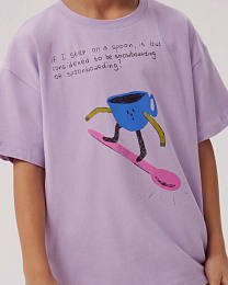 Футболка Spoonboarding от бренда CHOOCHOO Фиолетовый