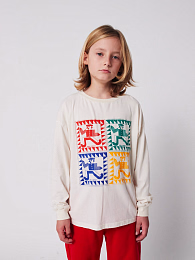 Лонгслив Rainbow Mr Pencil от бренда Bobo Choses