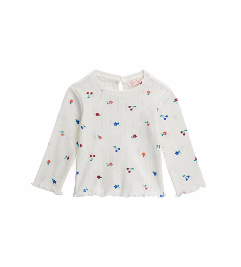 Лонгслив с мелким принтом от бренда Original Marines