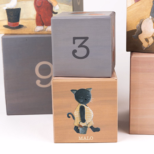 Кубики со счетом "Друзья" от бренда Egmont Toys