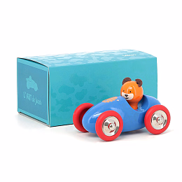 Машина Boizoos c Мишкой от бренда Vilac