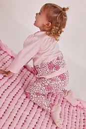 Лонгслив и леггины Pink flowers от бренда Boboli
