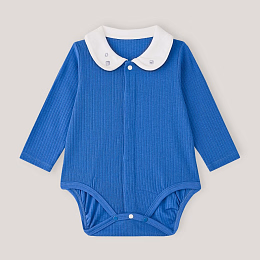 Боди с воротником 3 шт White-Blue от бренда Anna Leon