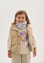 Снуд Crot merino fleece mist grey от бренда Peppihat