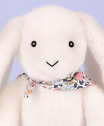 Зайчик белый 25 см от бренда Doudou et Compagnie
