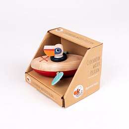 Лодка заводная с пеликаном от бренда Egmont Toys