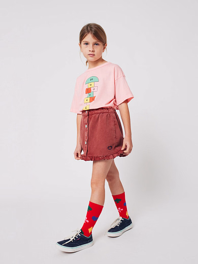 Футболка Hopscotch от бренда Bobo Choses Розовый