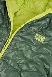 Куртка двусторонняя Khaki-Lime от бренда Boboli