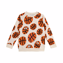 Свитшот Basketball Print от бренда Stella McCartney kids