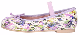 Балетки с разноцветныими мазками и резинкой от бренда PRETTY BALLERINAS