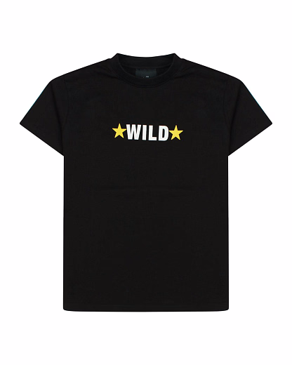 Футболка Wild черного цвета от бренда JOHN RICHMOND Черный
