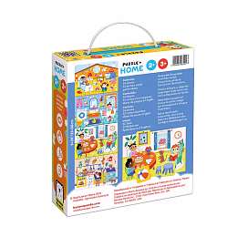 Пазл с карточками Дом от бренда Banana Panda