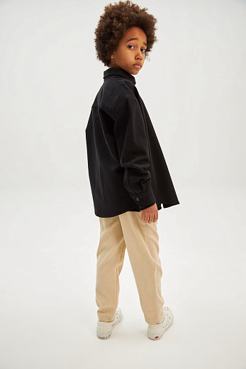 Рубашка DENIM Black от бренда Liqlo