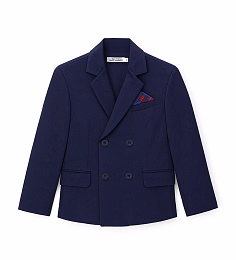 Пиджак с платком в клетку от бренда Original Marines