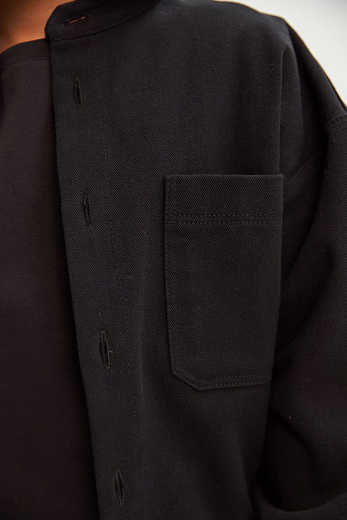 Рубашка DENIM Black от бренда Liqlo