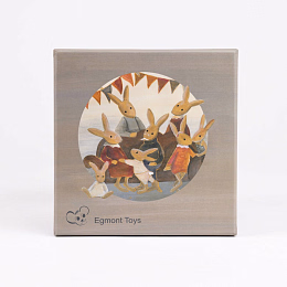 Кубики со счетом "Семья кроликов" от бренда Egmont Toys