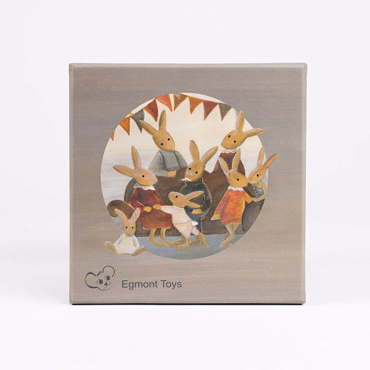 Кубики со счетом "Семья кроликов" от бренда Egmont Toys