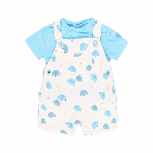 Футболка и комбинезон Elephant от бренда Boboli