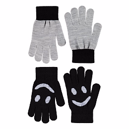 Перчатки 2 пары Kello Black от бренда MOLO