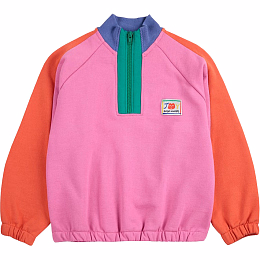 Свитшот Smiling Сolor Block от бренда Bobo Choses