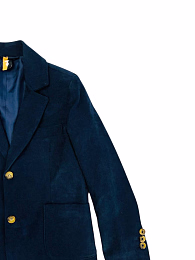 Пиджак Navy из вельвета от бренда Trussardi