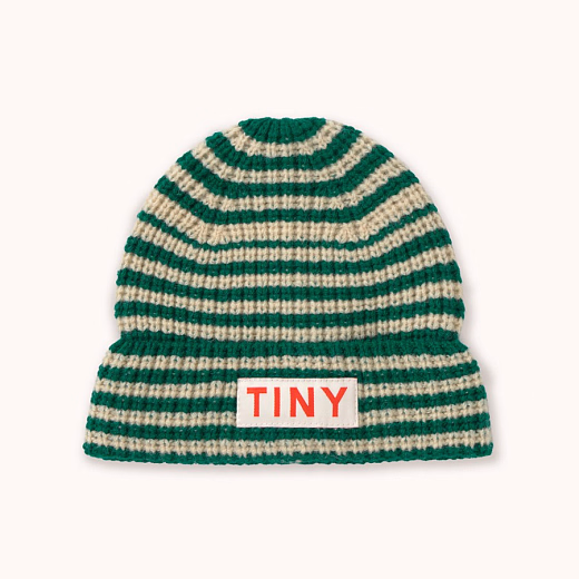 Шапка Green STRIPES от бренда Tinycottons