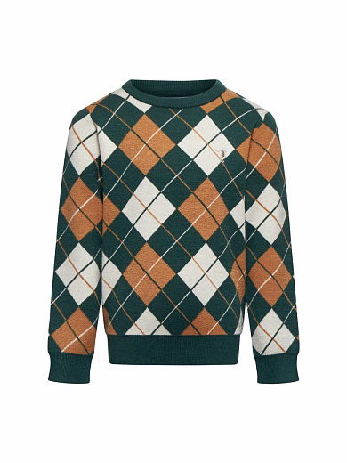 Джемпер Diamonds Green от бренда Trussardi