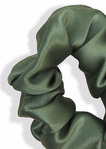 Набор шелковых резинок для волос «Коса до пояса» зелёный от бренда Kosa do Poyasa