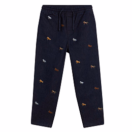 Джинсы Embroidered Horses от бренда Stella McCartney kids