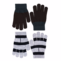 Перчатки 2 пары Kei Dark Cocoa от бренда MOLO