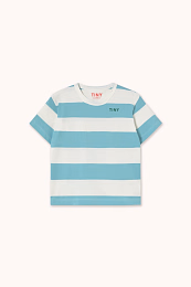 Футболка Blue stripes от бренда Tinycottons Голубой