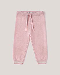 Джемпер и джоггеры розового цвета с принтом лошадки от бренда Anna Leon