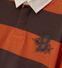 Поло оранжевая полоска от бренда Original Marines