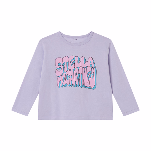 Лонгслив Lilac Stella Graphic от бренда Stella McCartney kids