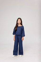 Костюм LINEN Navy от бренда Liqlo