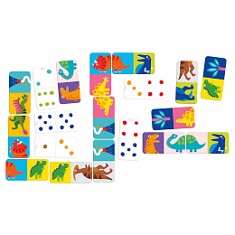 Игра домино Динозавры от бренда Banana Panda