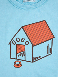 Футболка Pickles Is At Home от бренда Bobo Choses Голубой