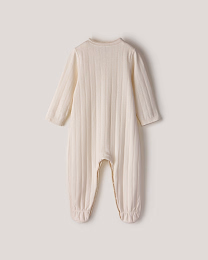 Набор комбинезонов зеленого и молочного цвета от бренда Anna Leon