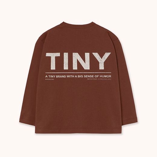 Лонгслив Tiny Brown от бренда Tinycottons