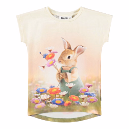 Футболка Ragnhilde Bunny Rabbit от бренда MOLO Молочный