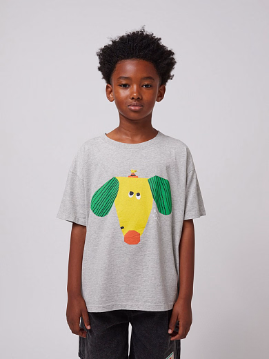 Футболка Happy Dog от бренда Bobo Choses Серый