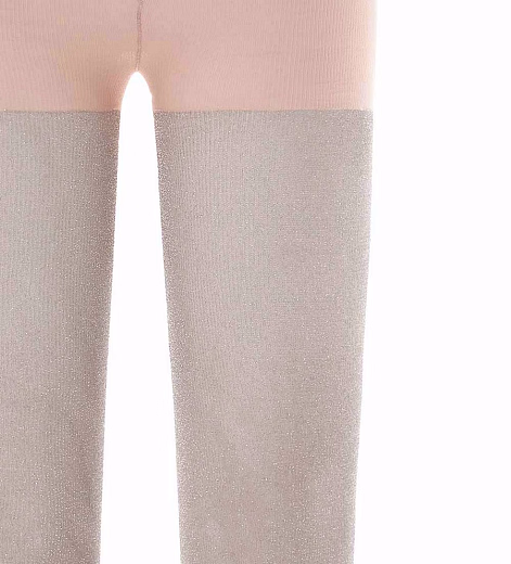 Колготки розовые с люрексом от бренда Original Marines