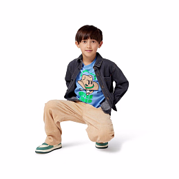 Футболка с принтом шляпы от бренда Billieblush Голубой