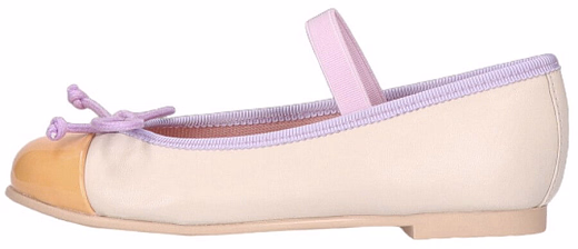 Балетки с оранжевой деталью от бренда PRETTY BALLERINAS