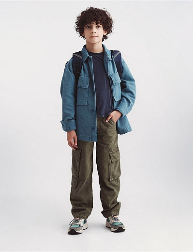 Портфель Medium World Map от бренда Caramel et Cie