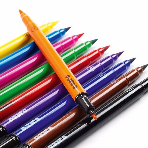 Фломастеры двухсторонние, классические от бренда Djeco