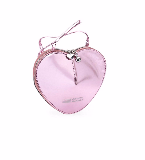 Сумка сердце розового цвета от бренда Original Marines